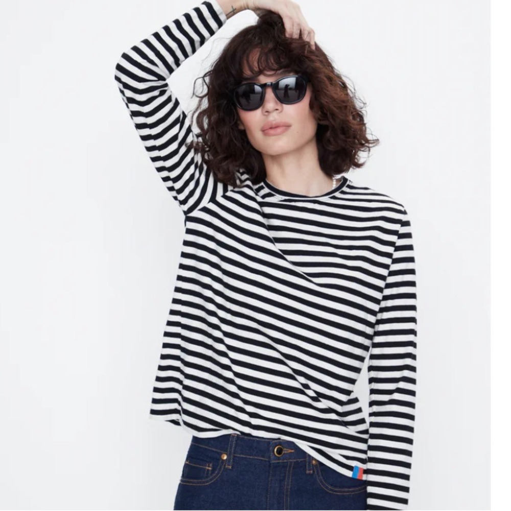 KULE The Modern Striped Top, XS